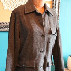 J. Crew Gray Wool Coat - Size M